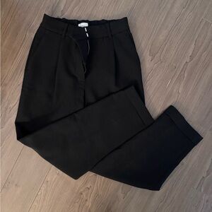 Wilfred Black Classic Tailored Trousers Size 2 High Waisted Dress Pants